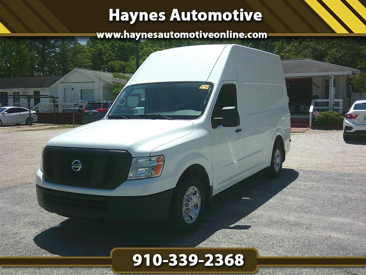 Nissan NV Cargo 2500 HD SV V6 High Roof 2019
