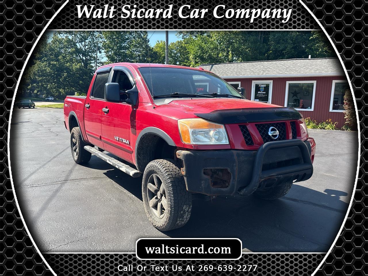 Nissan Titan 4WD Crew Cab SWB S 2011