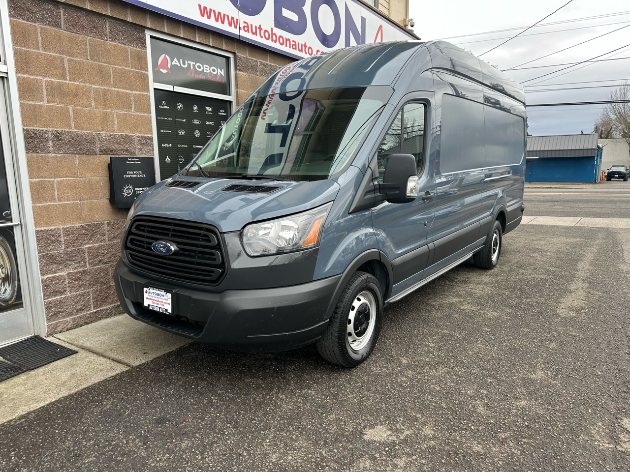 Ford Transit Van T-250 148" EL Hi Rf 9000 GVWR Sliding RH Dr 2019