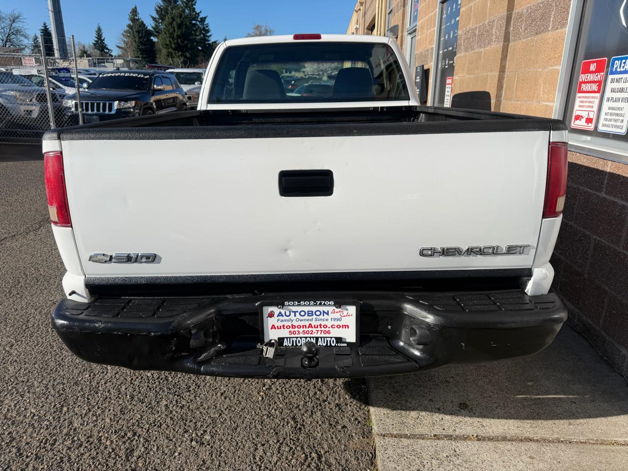 Chevrolet S-10 Ext Cab 123" WB Fleet 2003