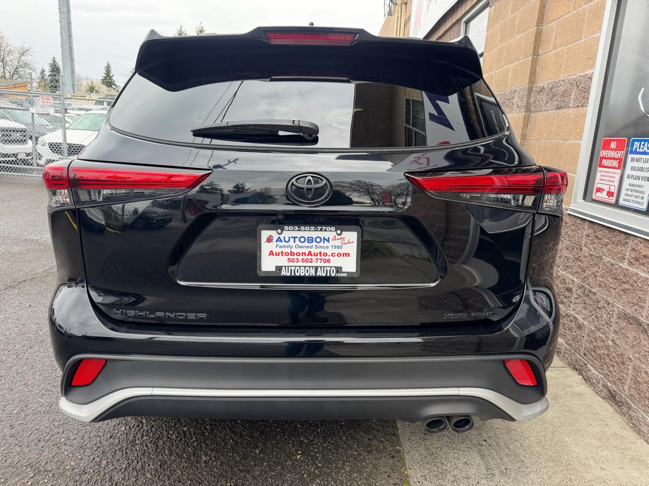Toyota Highlander XSE AWD (Natl) 2022