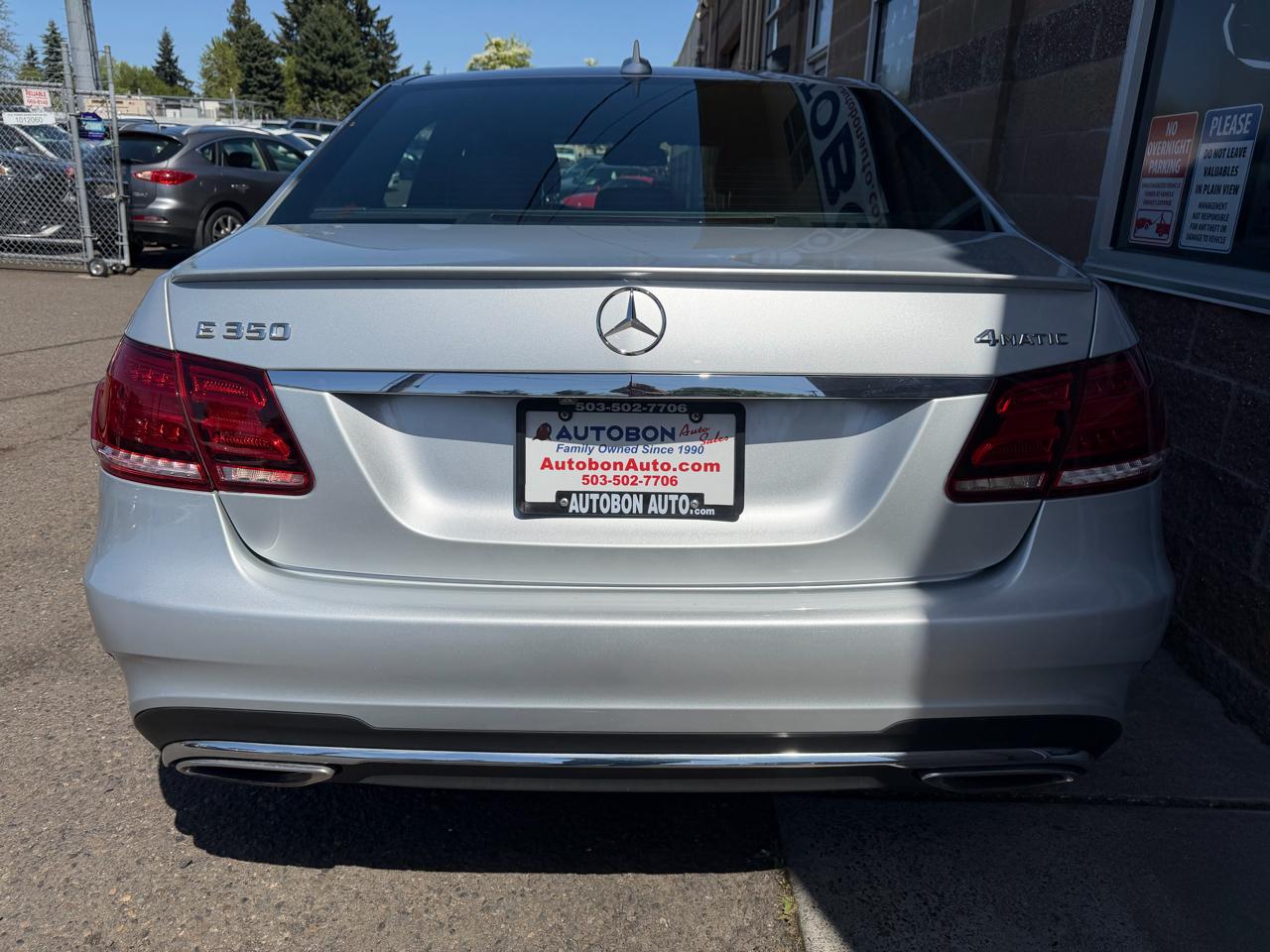 Mercedes-Benz E-Class 4dr Sdn E 350 Sport 4MATIC 2015