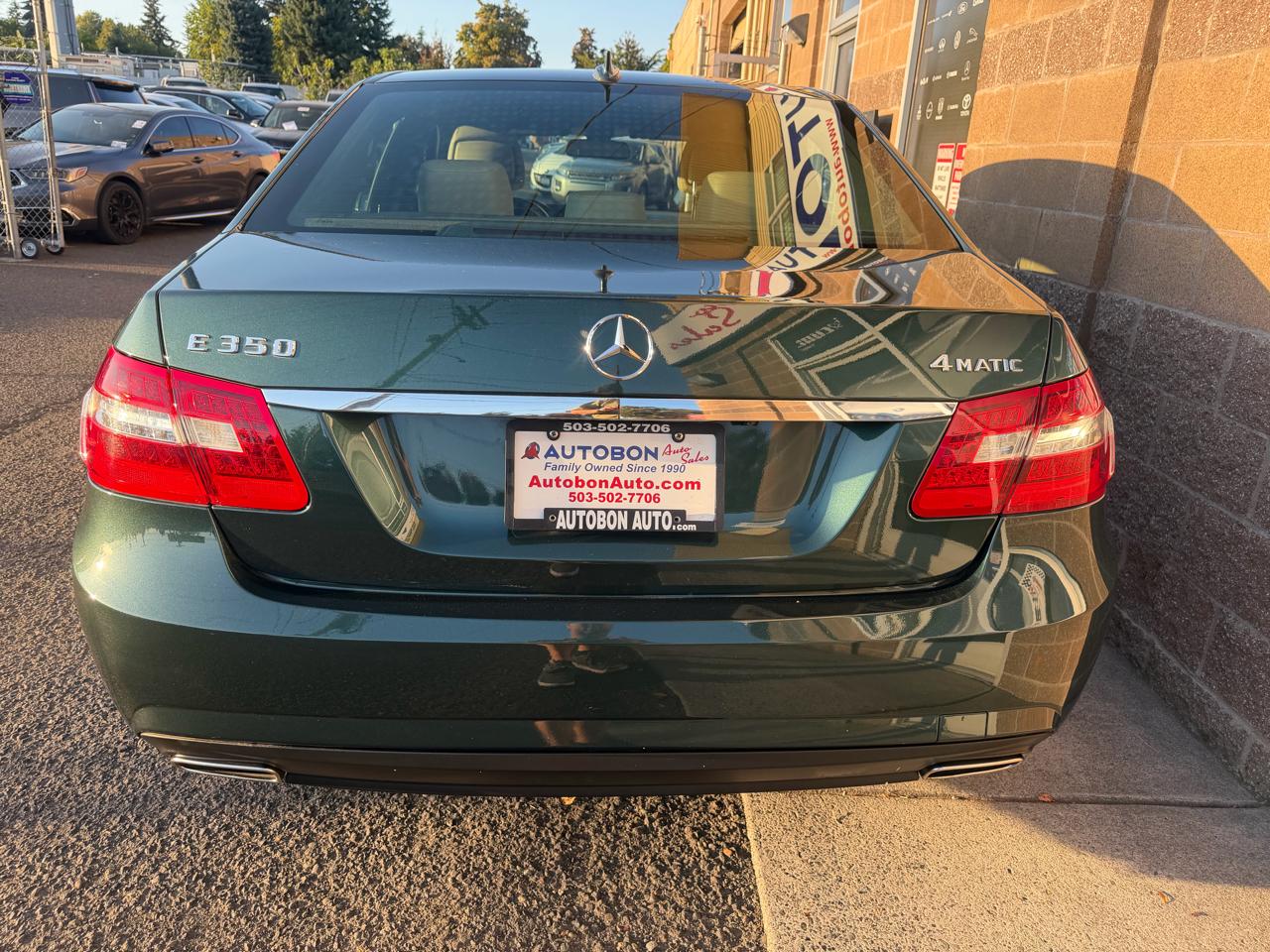 Mercedes-Benz E-Class 4dr Sdn E 350 Sport 4MATIC 2010