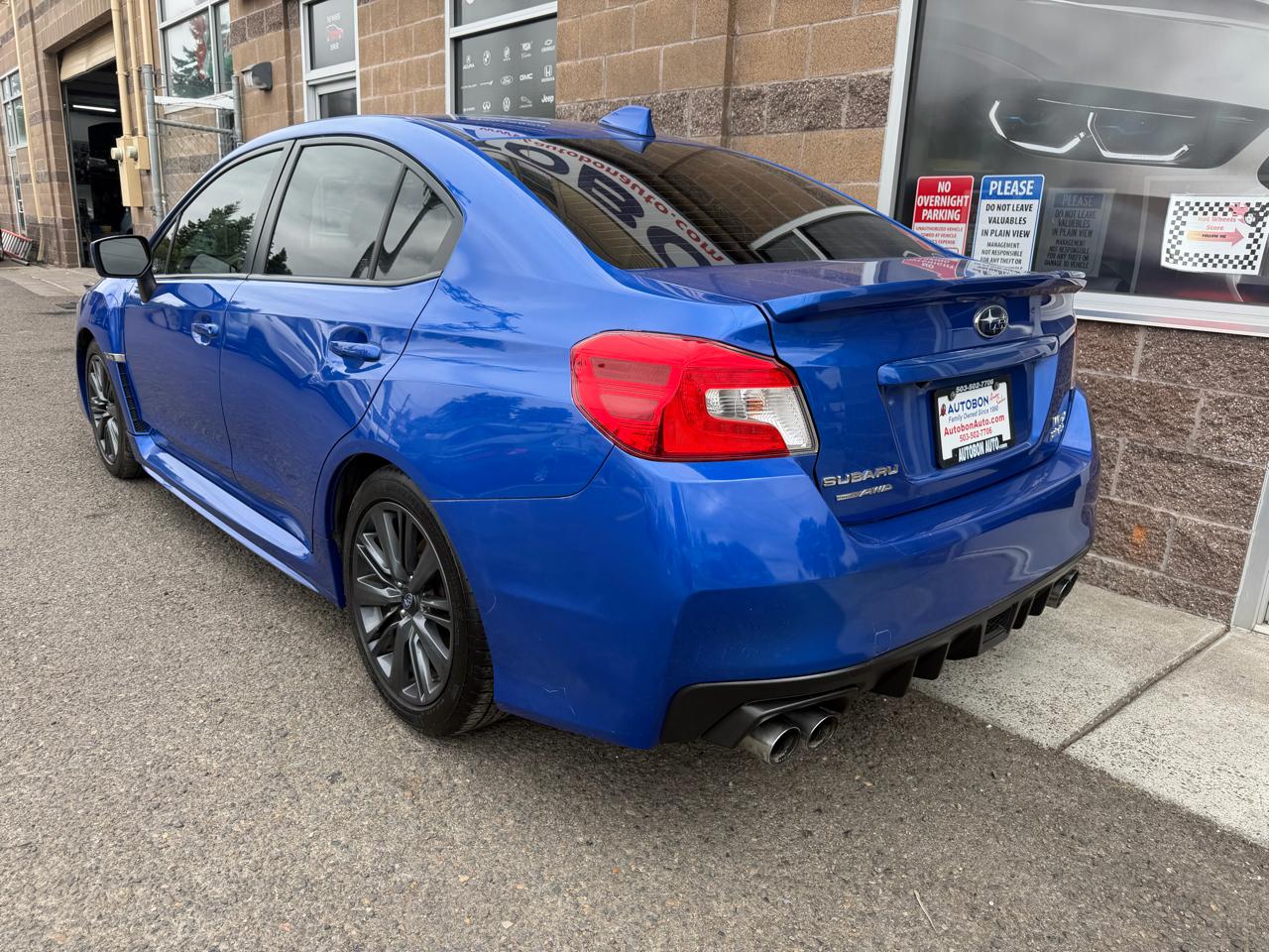 Subaru WRX Manual 2018
