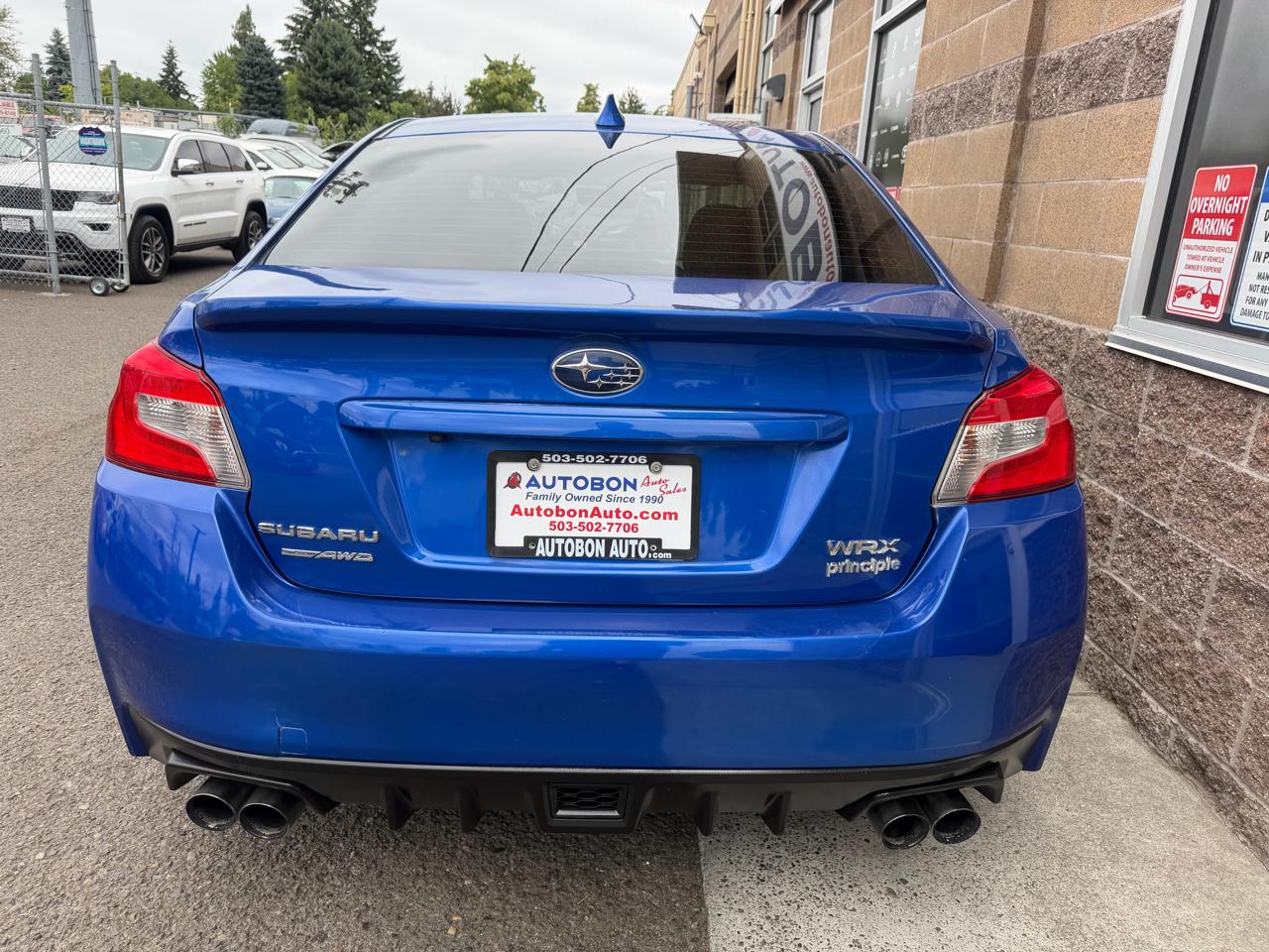 Subaru WRX Manual 2018