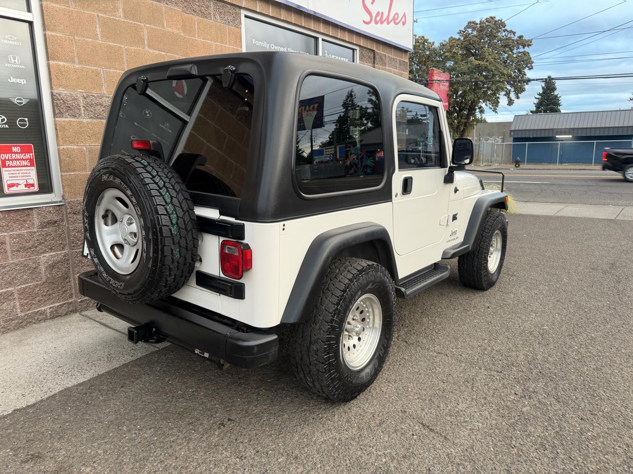 Jeep Wrangler 2dr X 2004