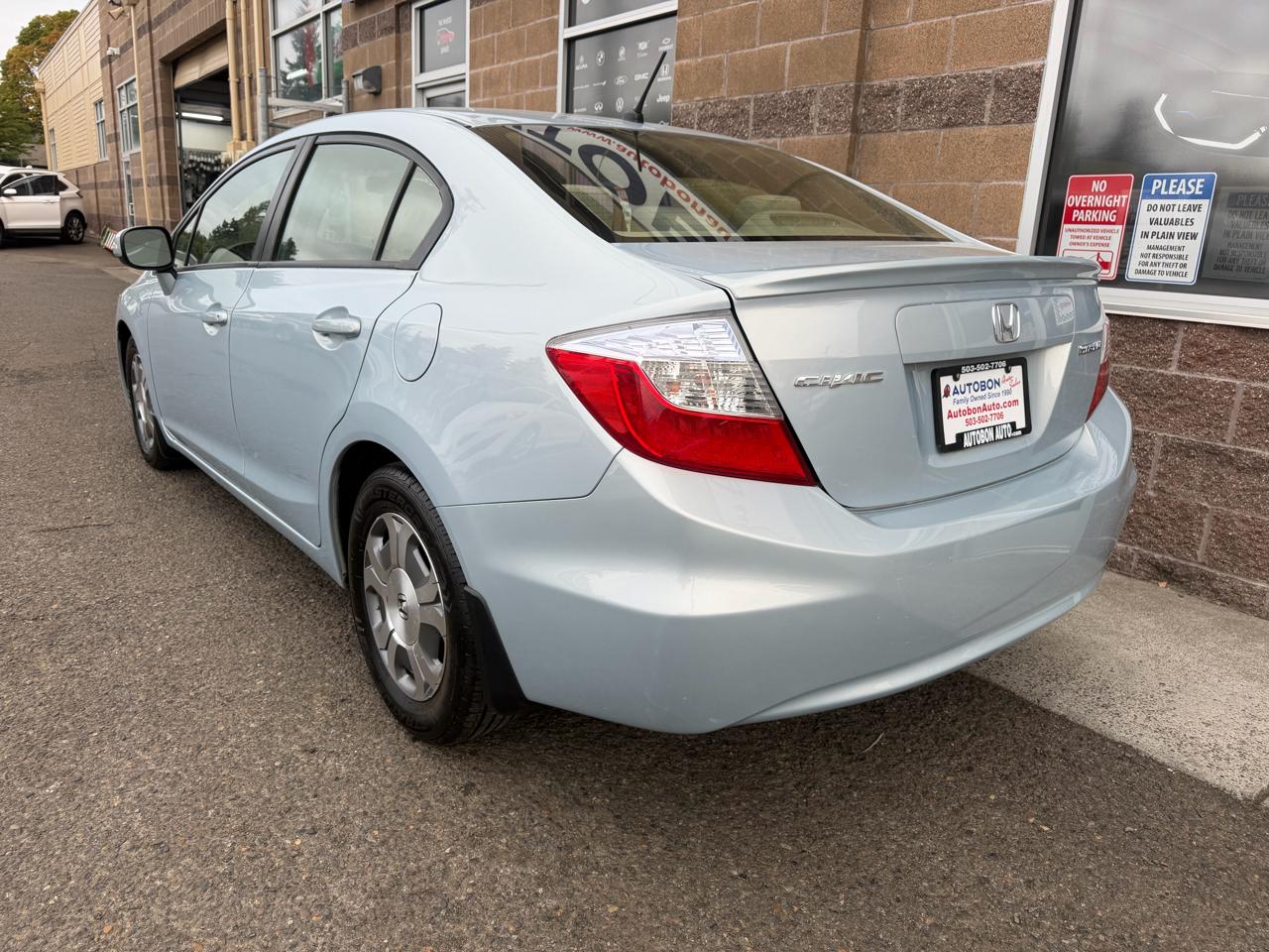Honda Civic Hybrid 4dr Sdn L4 CVT 2012