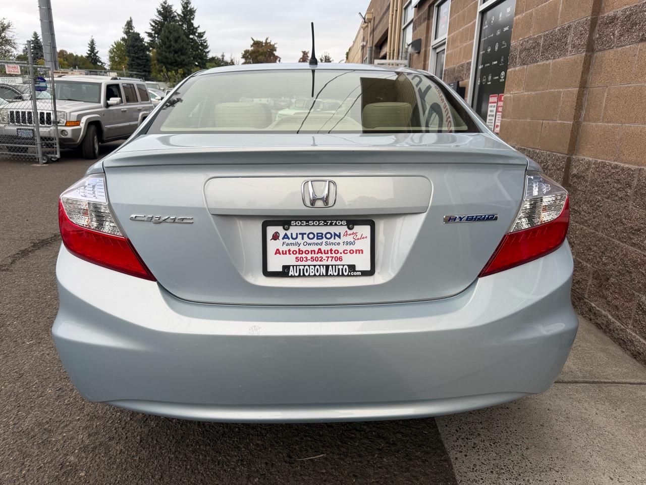 Honda Civic Hybrid 4dr Sdn L4 CVT 2012
