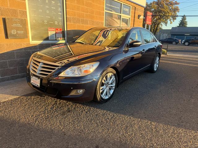 Blue 2010 Hyundai Genesis Sedan Rear-Wheel Drive Automatic