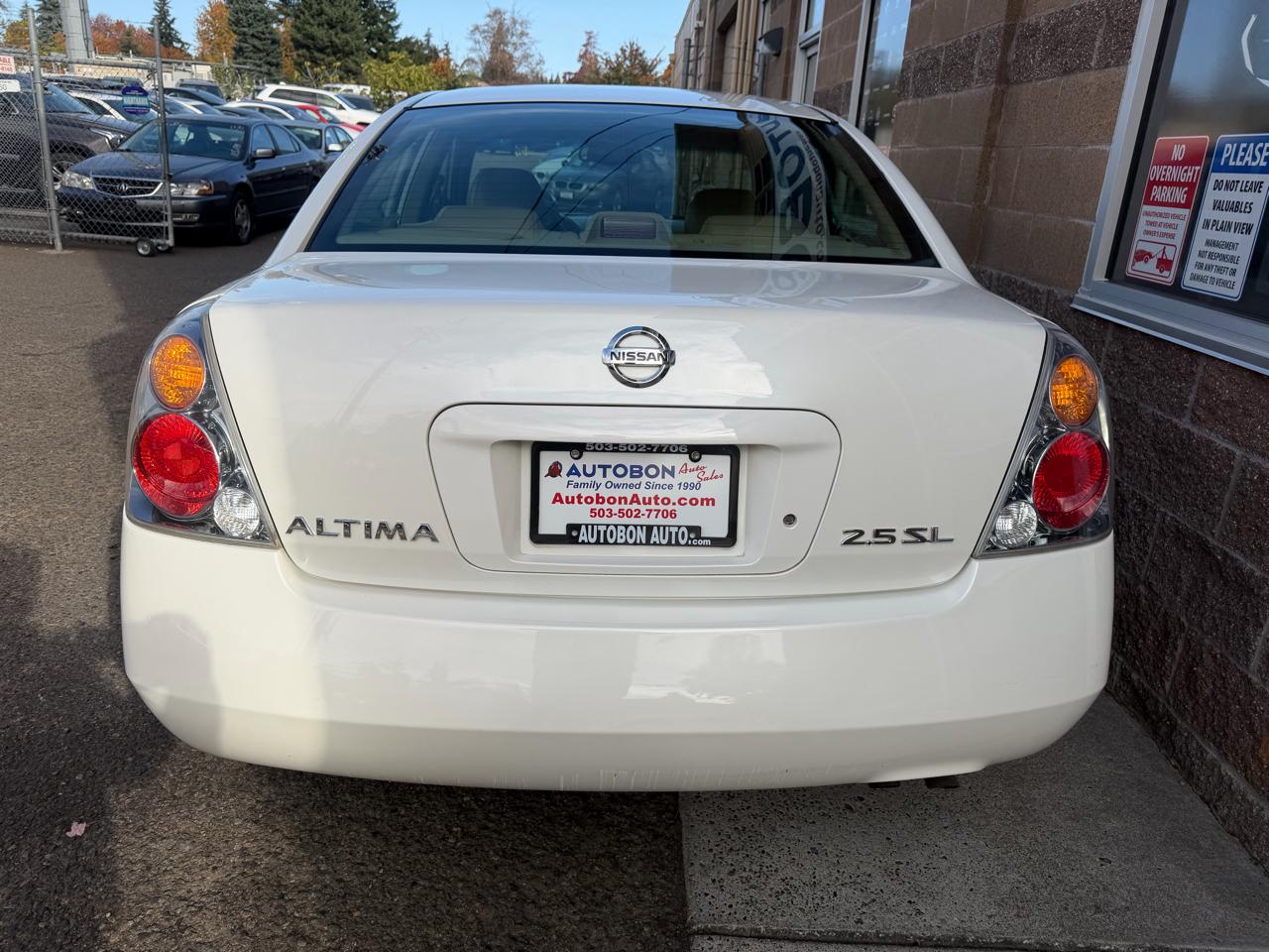 Nissan Altima 4dr Sdn 2.5 SL Auto 2004