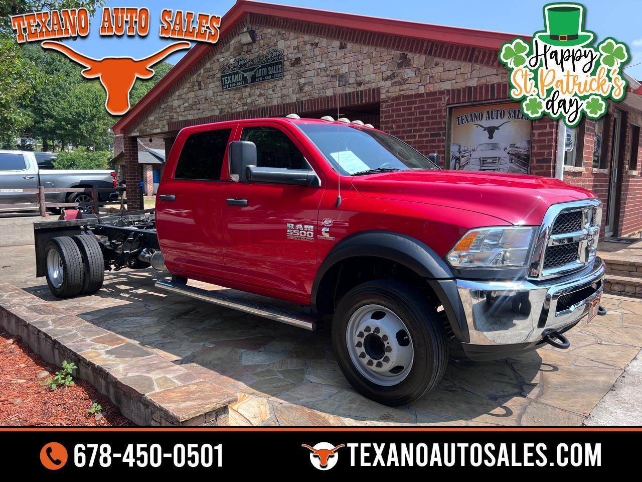 2016 RAM 5500 Chassis Cab Tradesman 4x2 Crew Cab 84" CA 197.4" WB