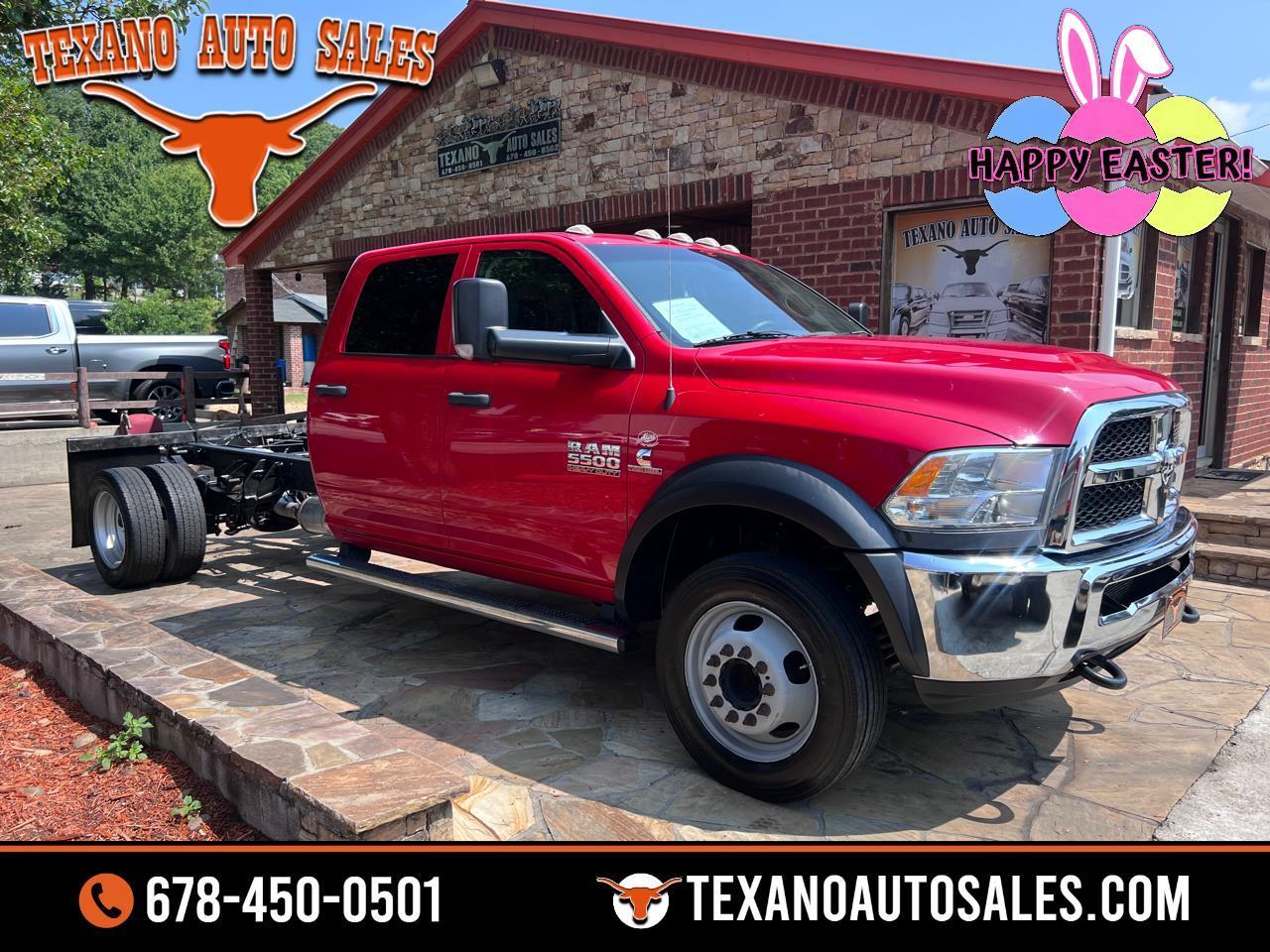 2016 RAM 5500 Chassis Cab Tradesman 4x2 Crew Cab 84" CA 197.4" WB