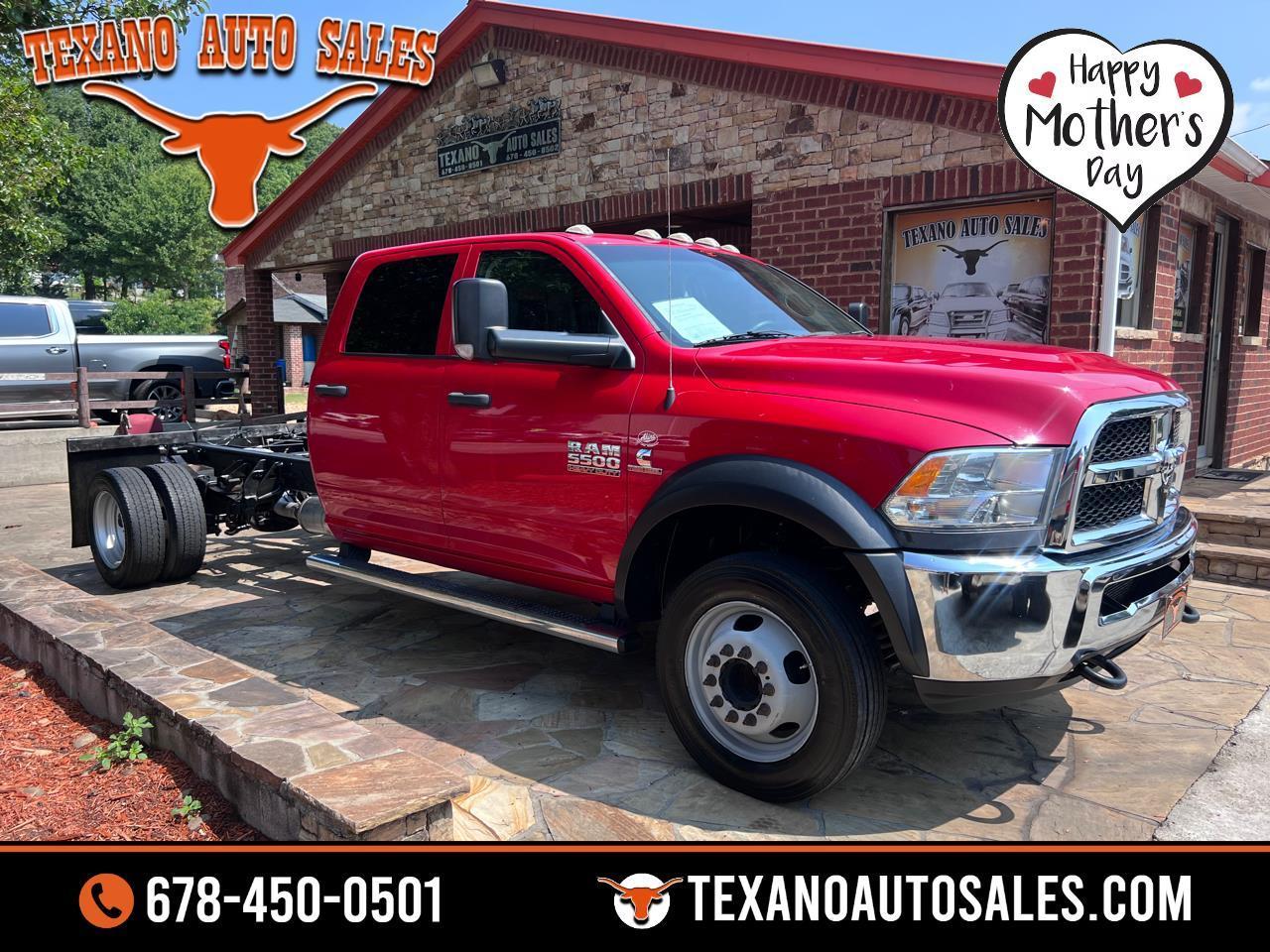 2016 RAM 5500 Chassis Cab Tradesman 4x2 Crew Cab 84" CA 197.4" WB