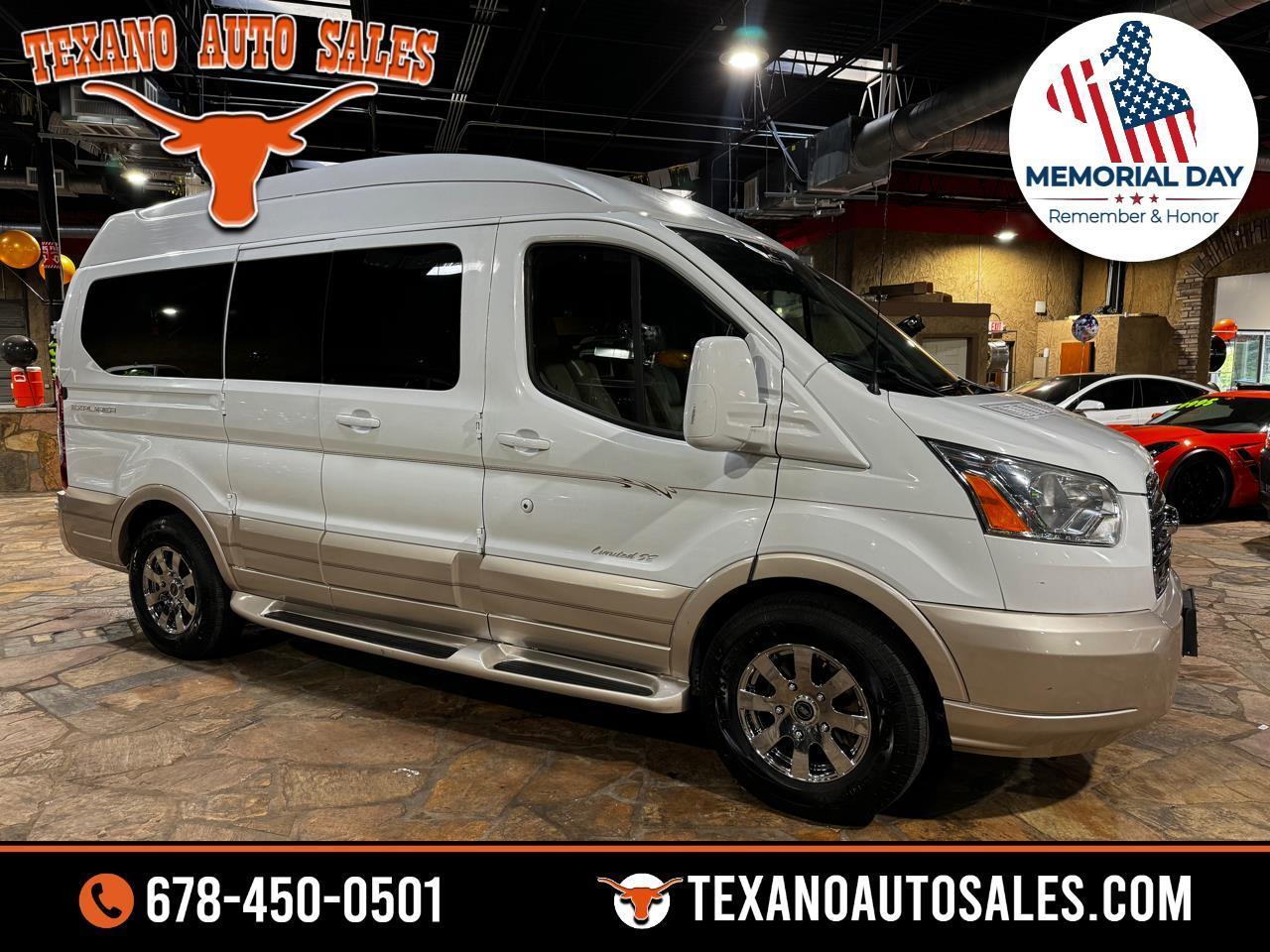 2015 Ford Transit Cargo Van T-150 130" Low Rf 8600 GVWR Swing-Out RH Dr