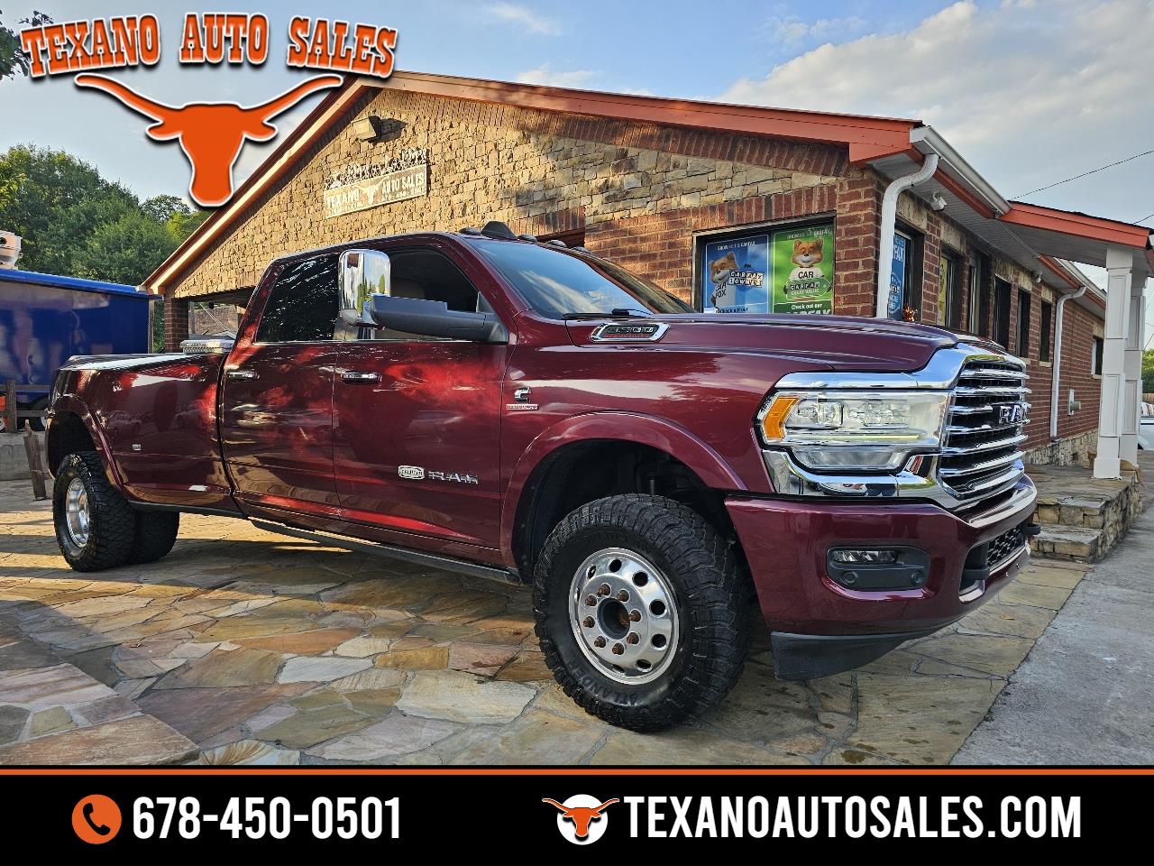 2019 RAM 3500 Longhorn 4x4 Crew Cab 8' Box