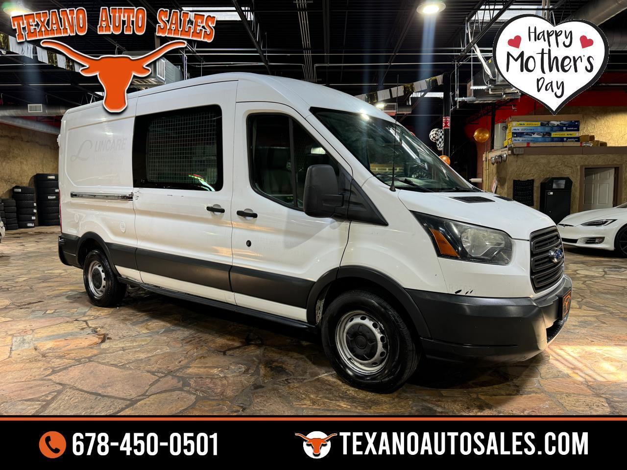 2016 Ford Transit Cargo Van T-350 148" Med Rf 9500 GVWR Sliding RH Dr