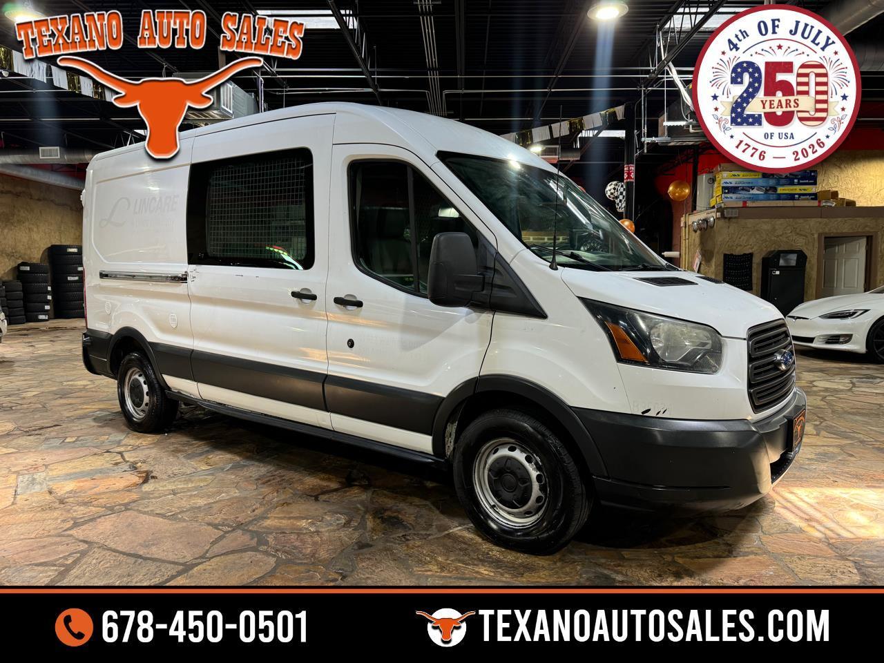 2016 Ford Transit Cargo Van T-350 148" Med Rf 9500 GVWR Sliding RH Dr