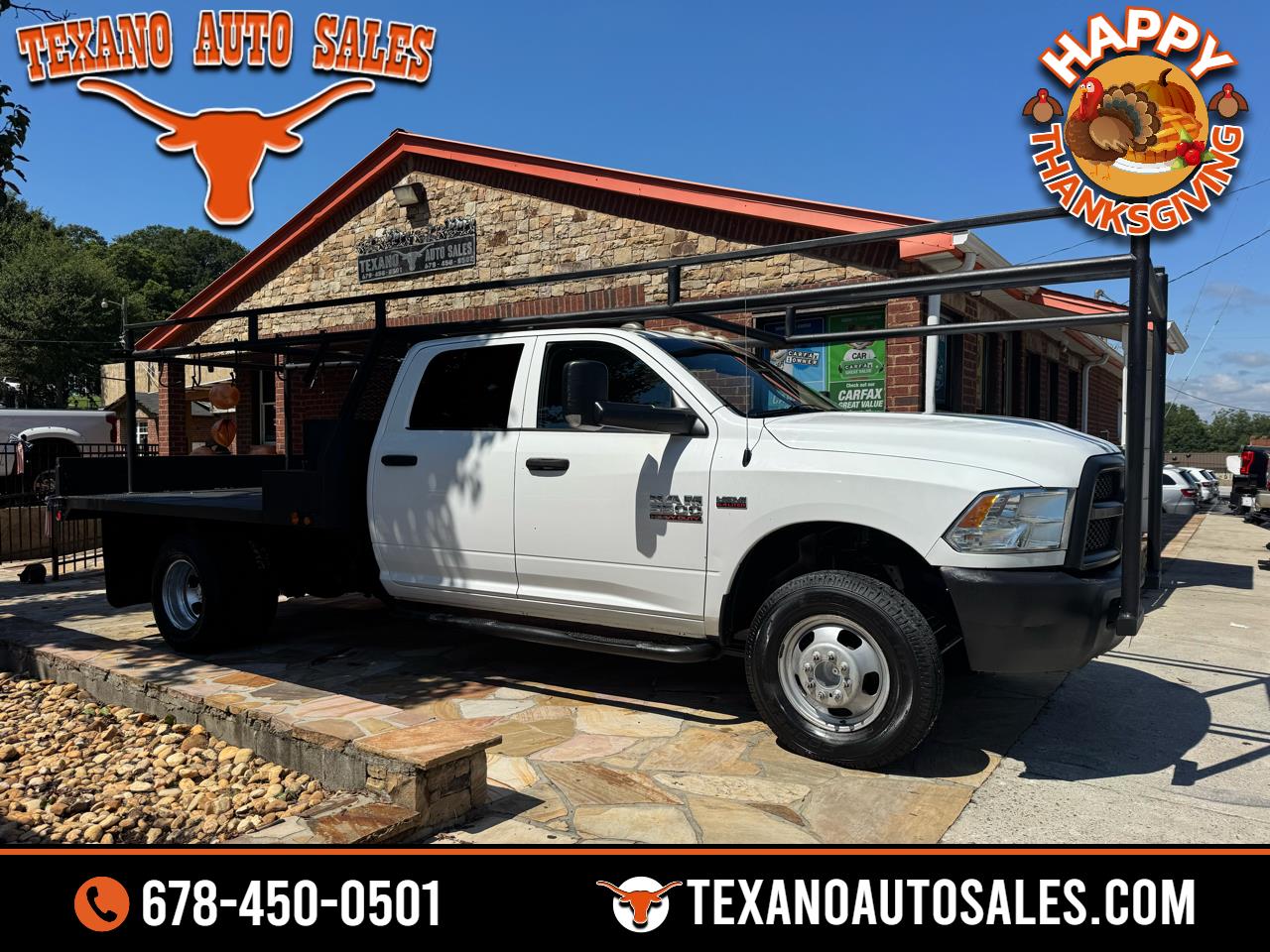 2015 RAM 3500 4WD Crew Cab 172" WB 60" CA Tradesman