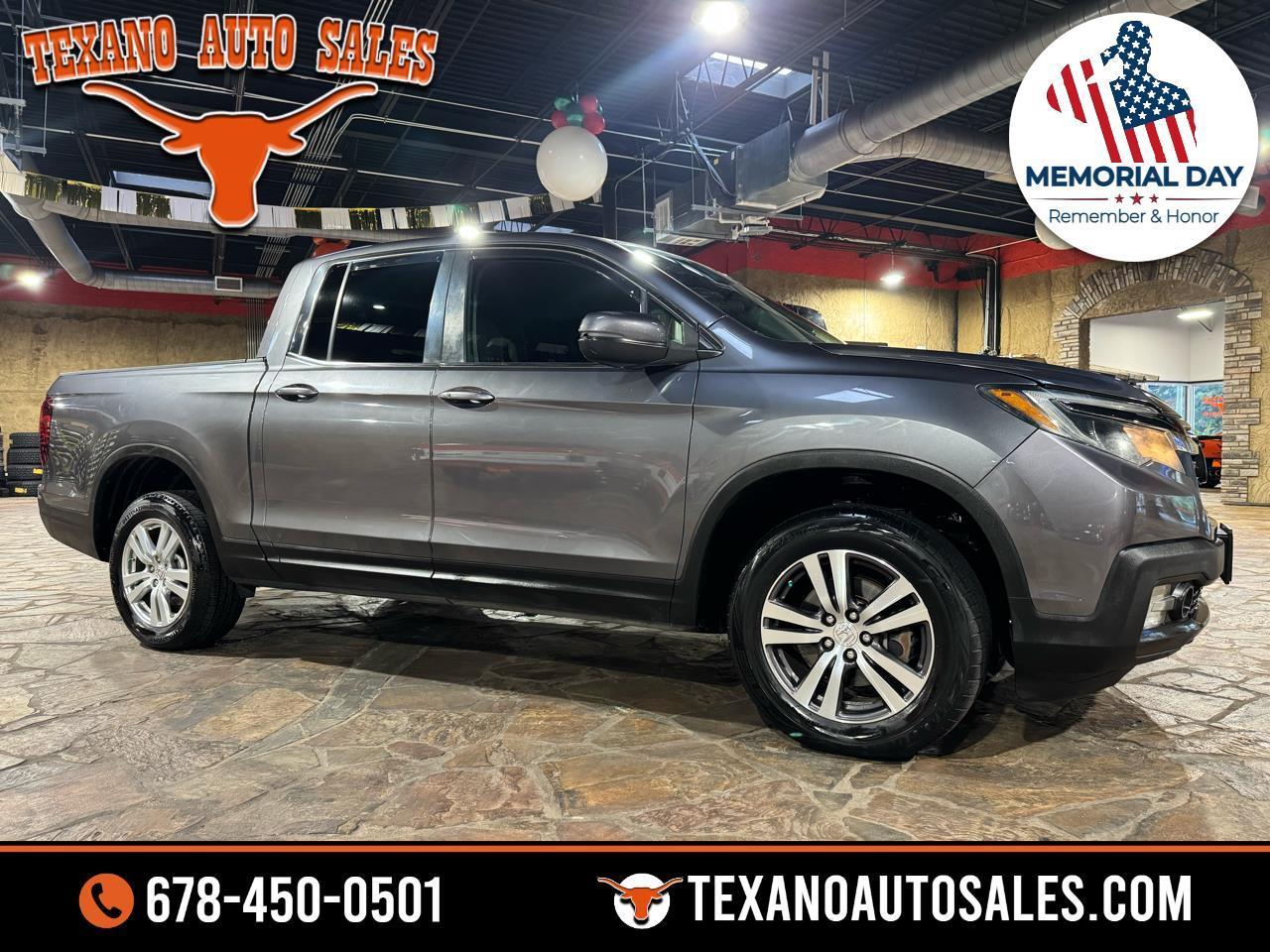 2017 Honda Ridgeline RTS 4x4 Crew Cab 5.3' Bed