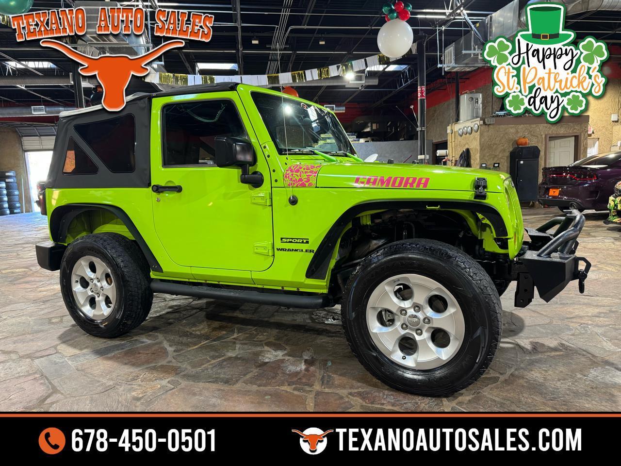 Jeep Wrangler 4WD 2dr Sport 2012