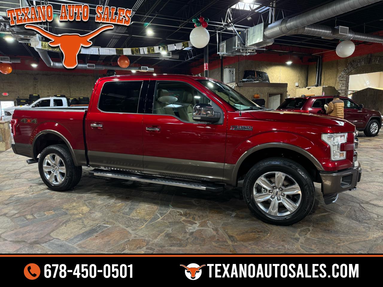 Ford F-150 4WD SuperCrew 145" Lariat 2016