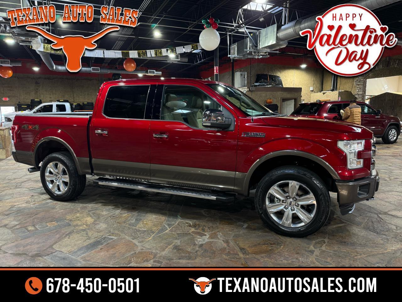 Ford F-150 4WD SuperCrew 145" Lariat 2016