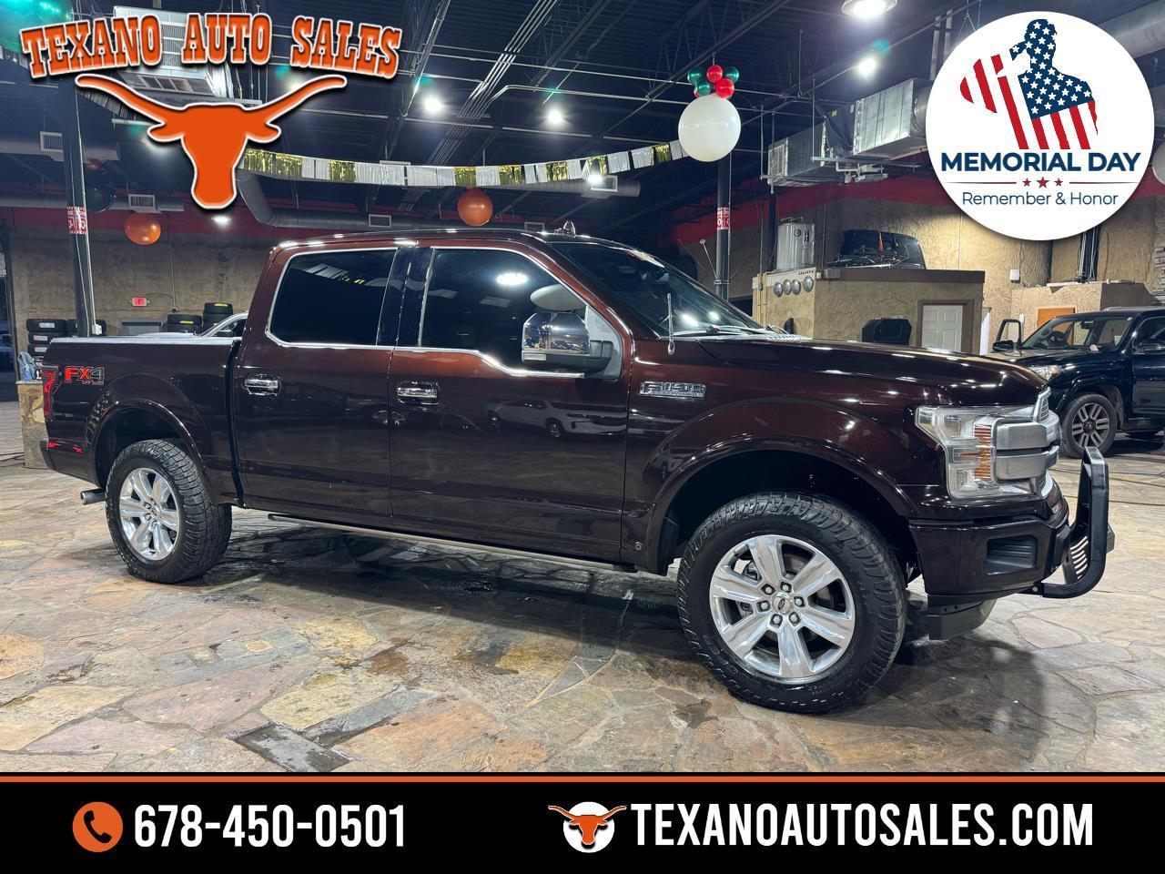 2018 Ford F-150 Platinum 4WD SuperCrew 5.5' Box