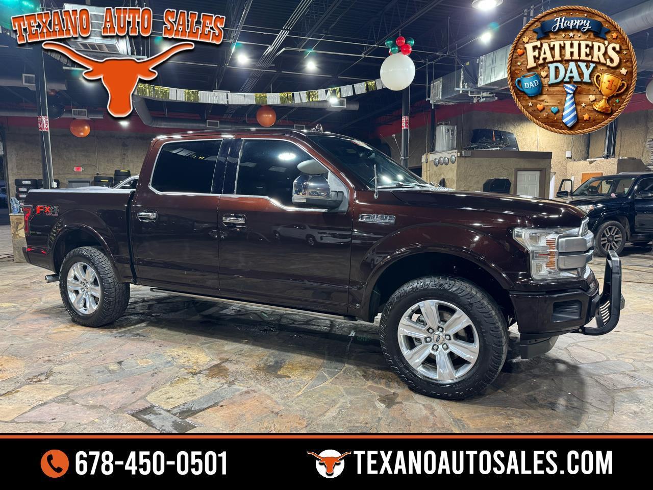 2018 Ford F-150 Platinum 4WD SuperCrew 5.5' Box