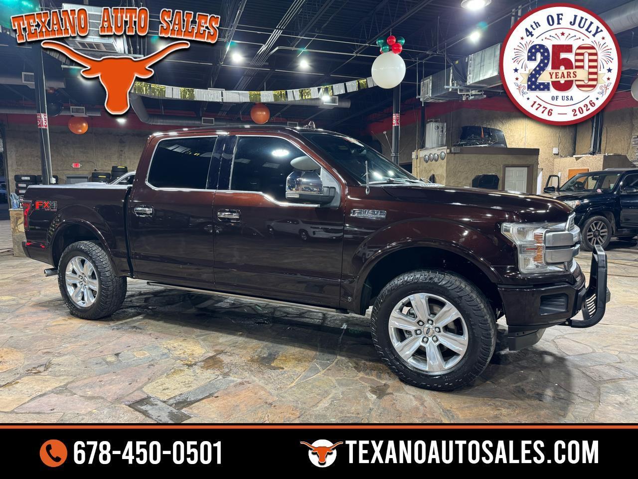 2018 Ford F-150 Platinum 4WD SuperCrew 5.5' Box