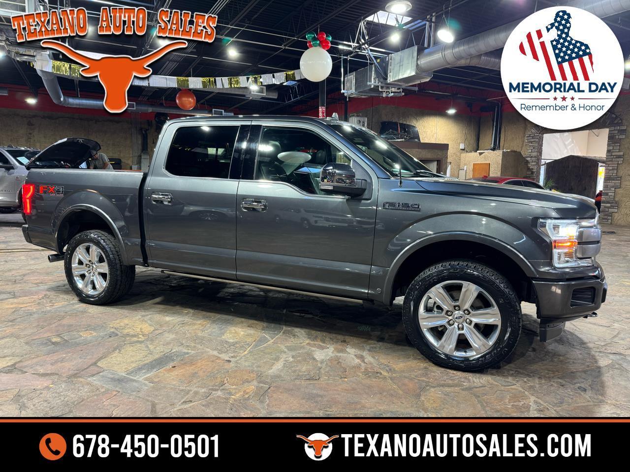 2020 Ford F-150 Platinum 4WD SuperCrew 5.5' Box