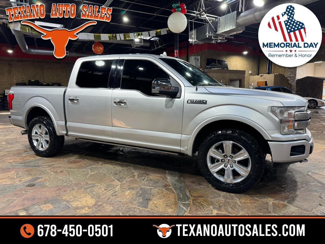2018 Ford F-150 Platinum 4WD SuperCrew 5.5' Box