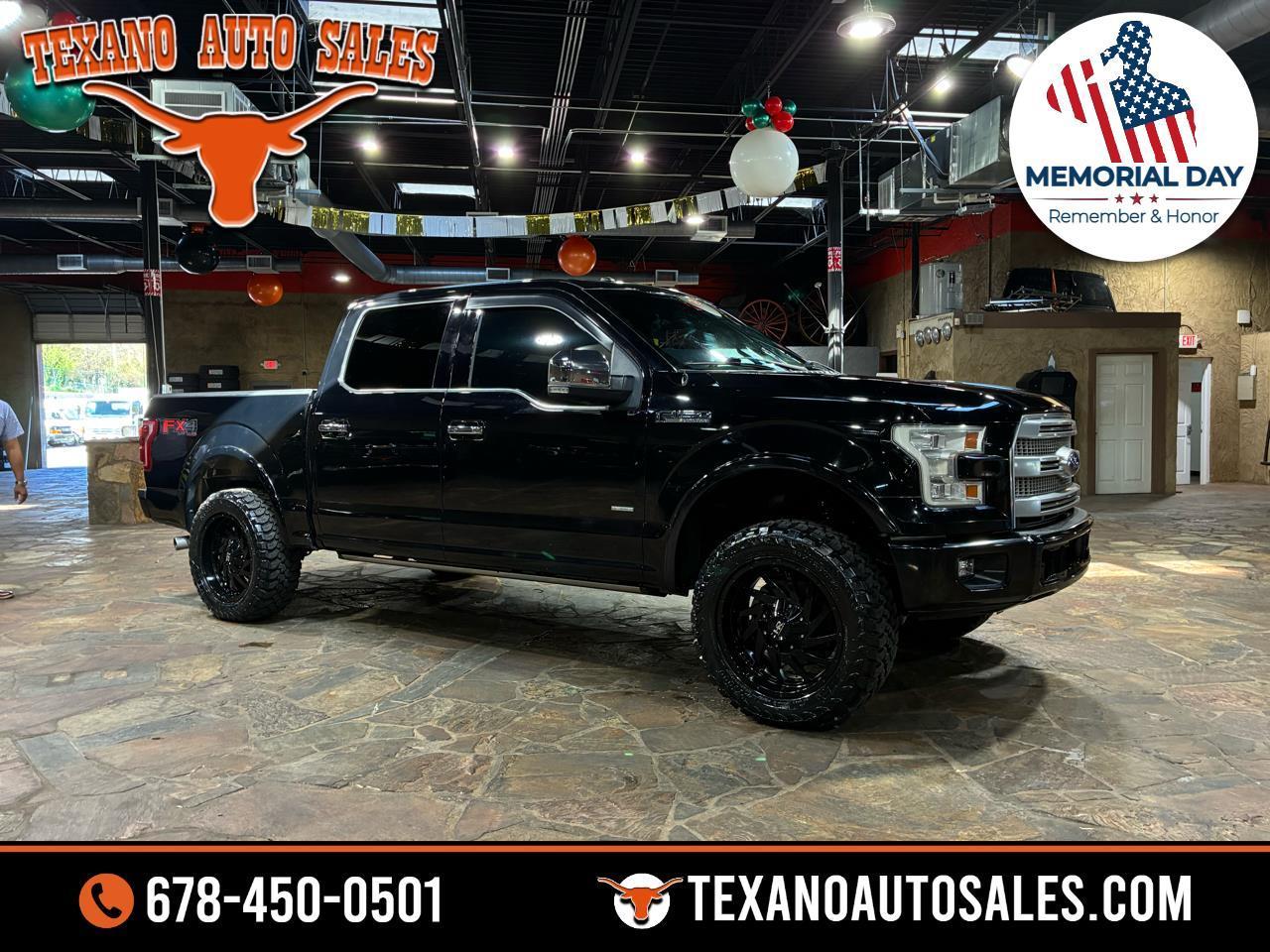 2016 Ford F-150 4WD SuperCrew 145" Platinum