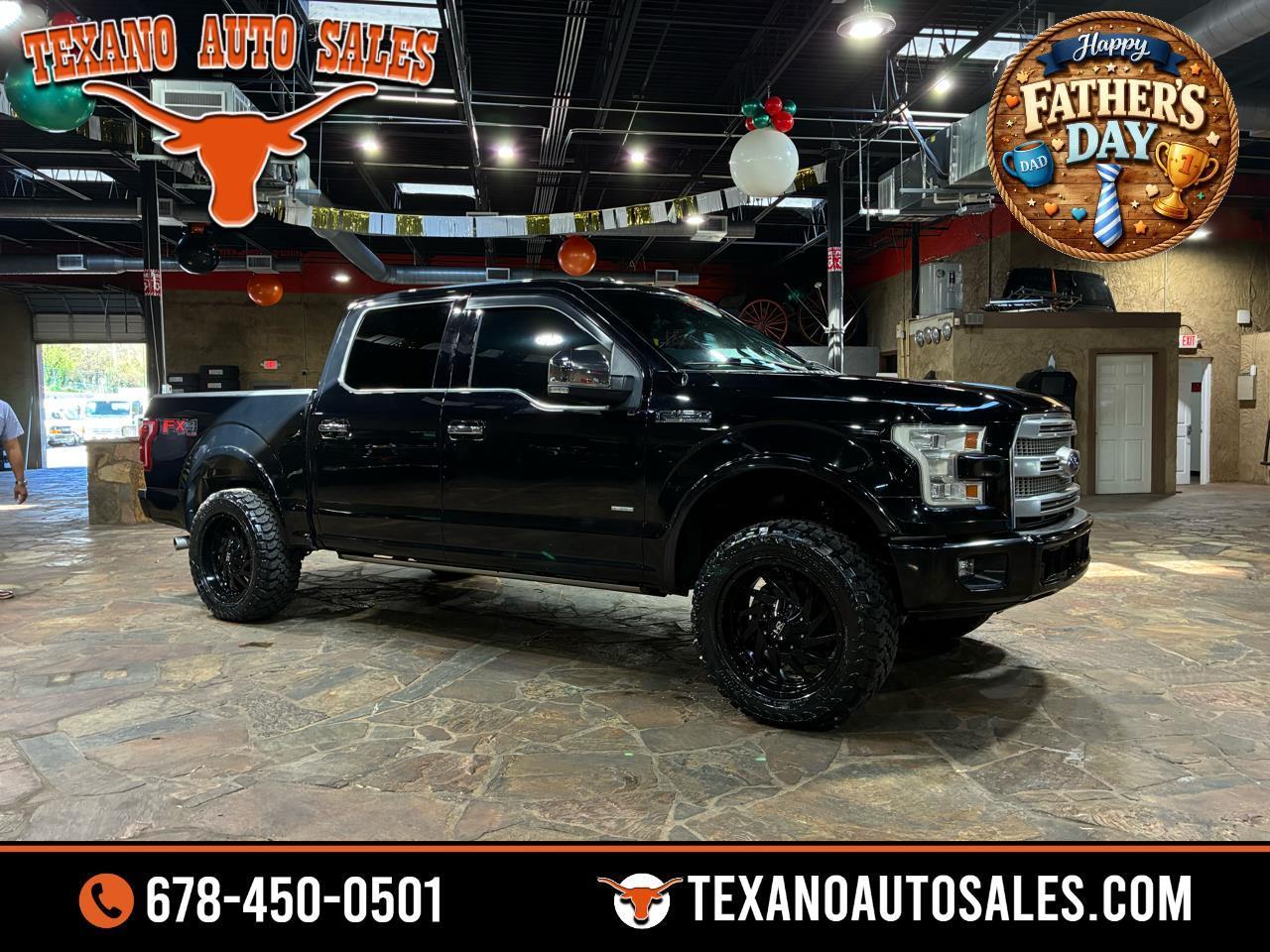 2016 Ford F-150 4WD SuperCrew 145" Platinum