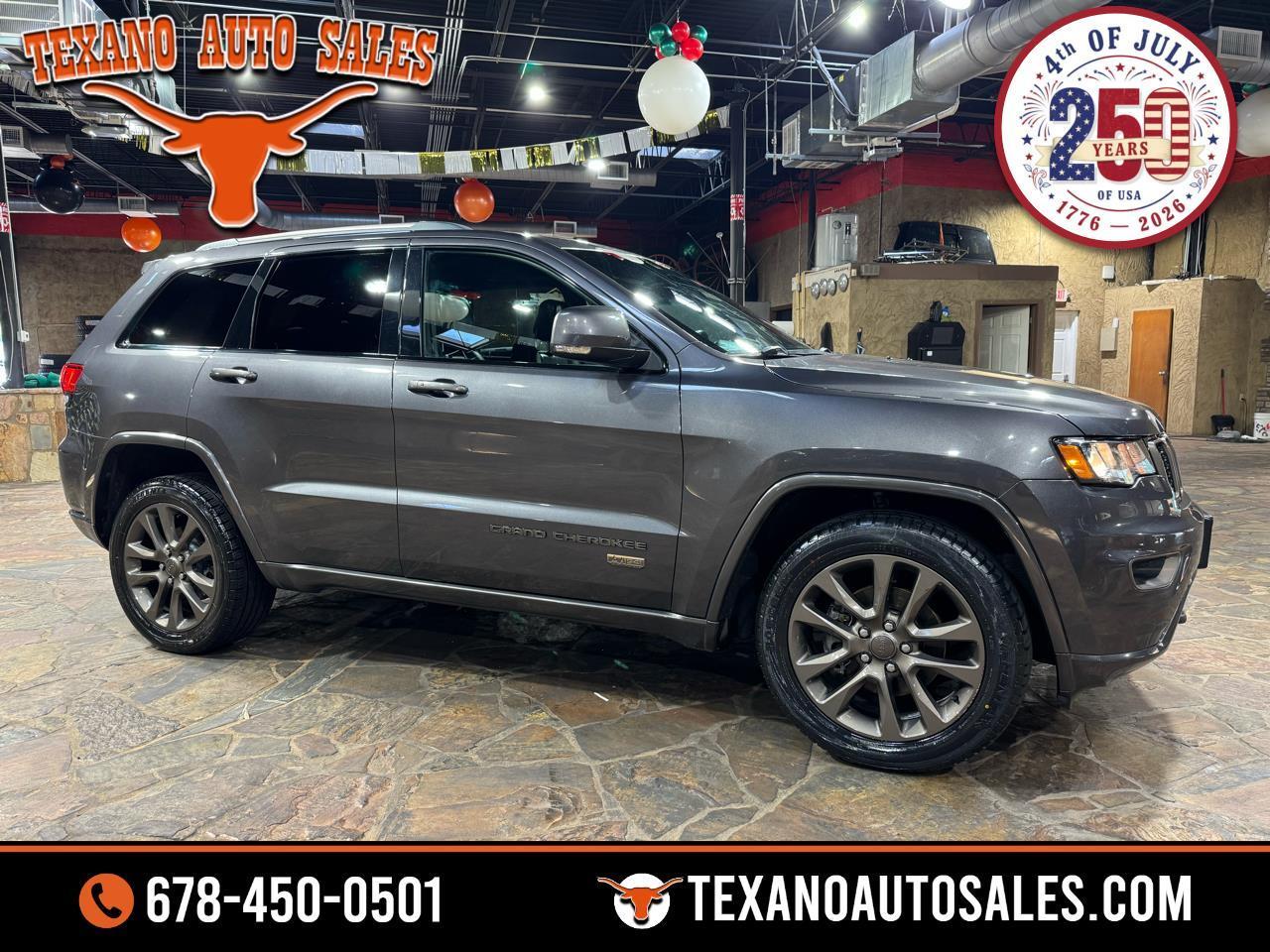 2016 Jeep Grand Cherokee 4WD 4dr Limited 75th Anniversary