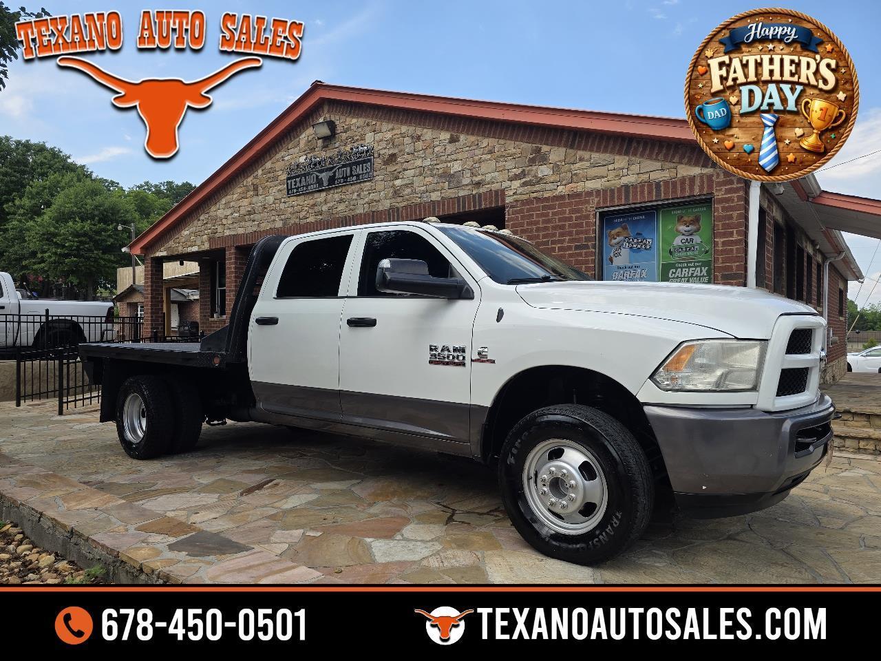 2014 RAM 3500 4WD Crew Cab 172" WB 60" CA Tradesman