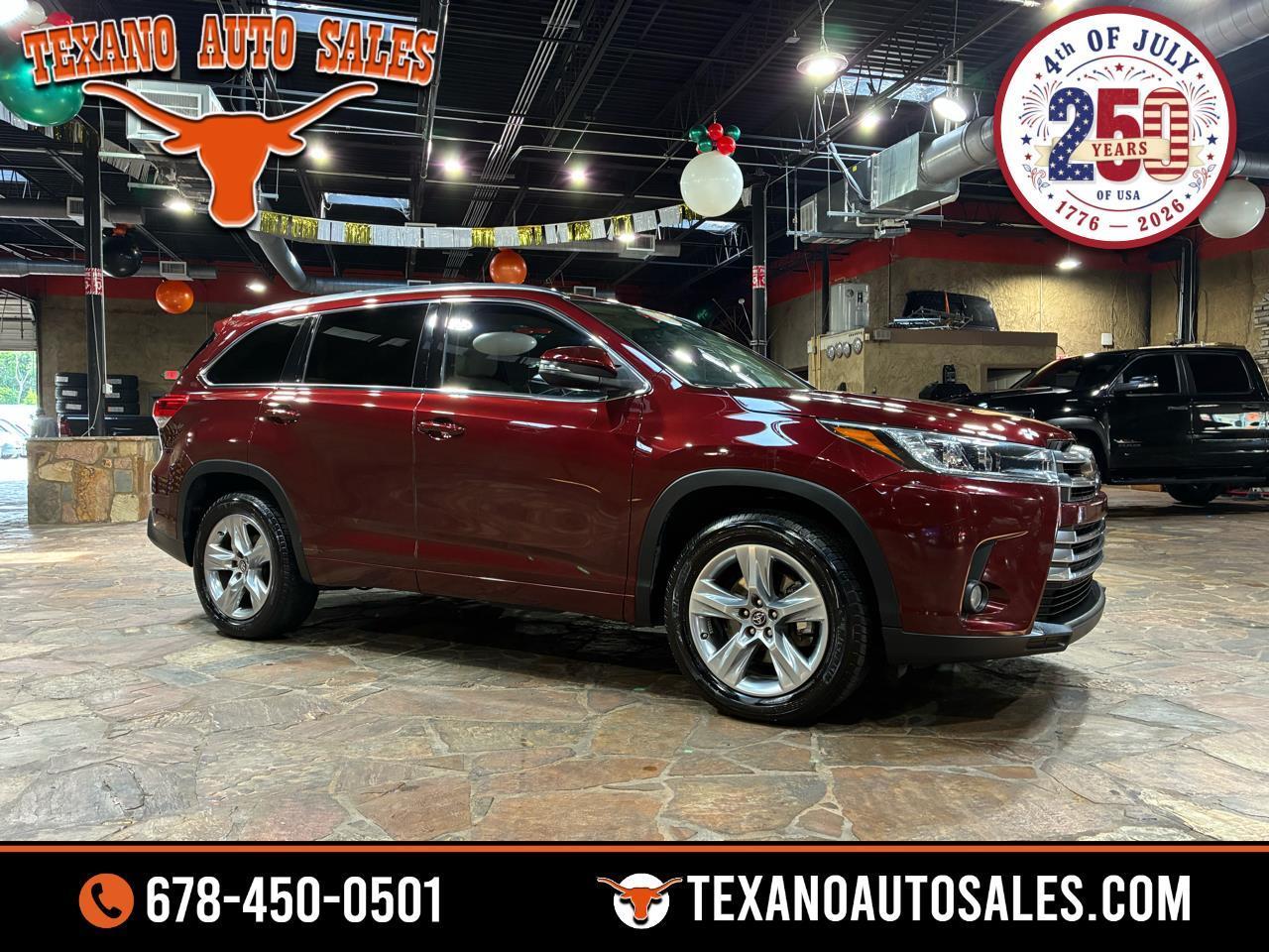 2017 Toyota Highlander Limited V6 FWD (Natl)