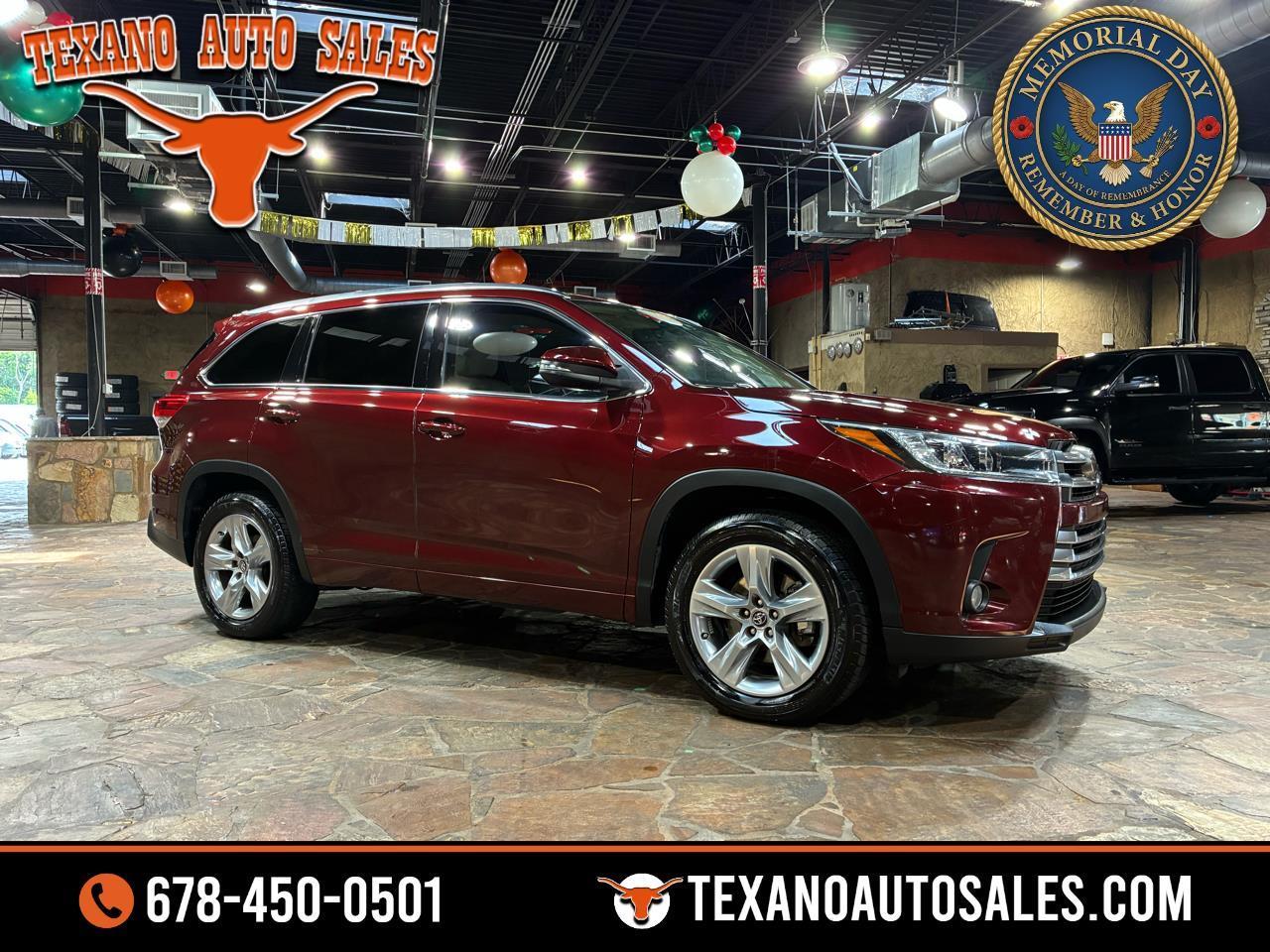Toyota Highlander Limited V6 FWD (Natl) 2017