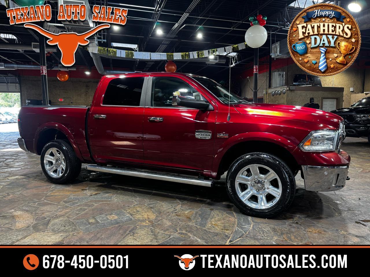 RAM 1500 4WD Crew Cab 140.5" Longhorn 2016
