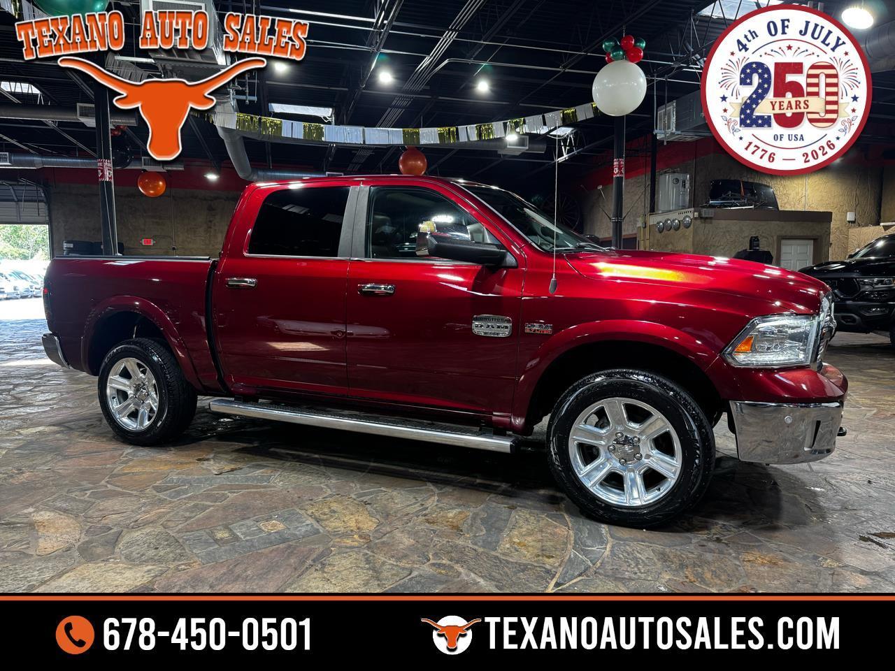 RAM 1500 4WD Crew Cab 140.5" Longhorn 2016