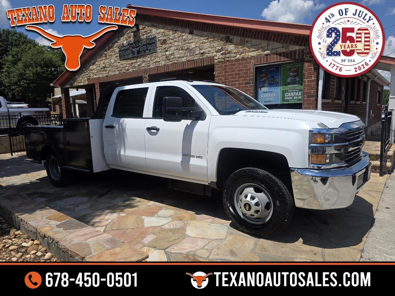 Chevrolet Silverado 3500HD 4WD Crew Cab 171.5" WB, 59.06" CA WT 2016