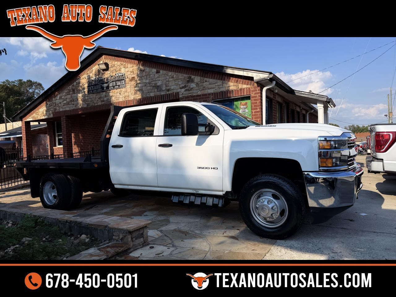 Chevrolet Silverado 3500HD 4WD Crew Cab 171.5" WB, 59.06" CA WT 2018