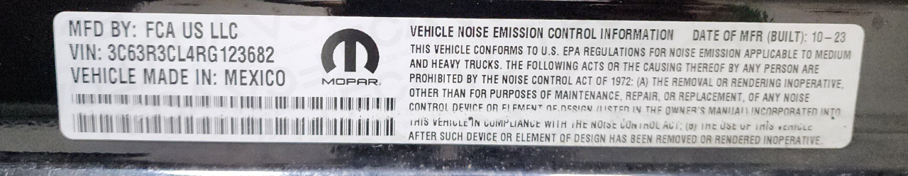 RAM 3500 Tradesman 4x4 Crew Cab 6'4" Box 2024 RAM 3500 Tradesman 4x4 Crew Cab 6'4" Box 2024