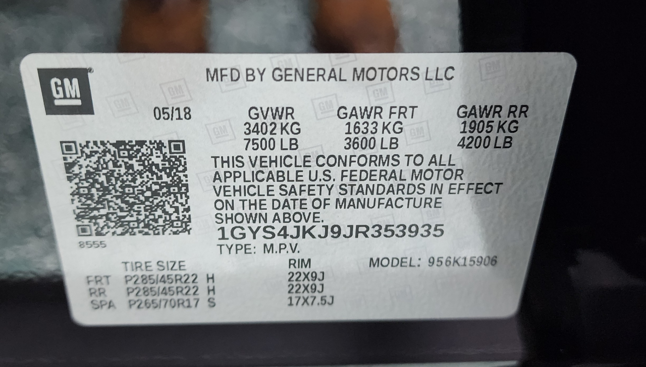 Cadillac Escalade ESV 4WD 4dr Premium Luxury 2018 Cadillac Escalade ESV 4WD 4dr Premium Luxury 2018