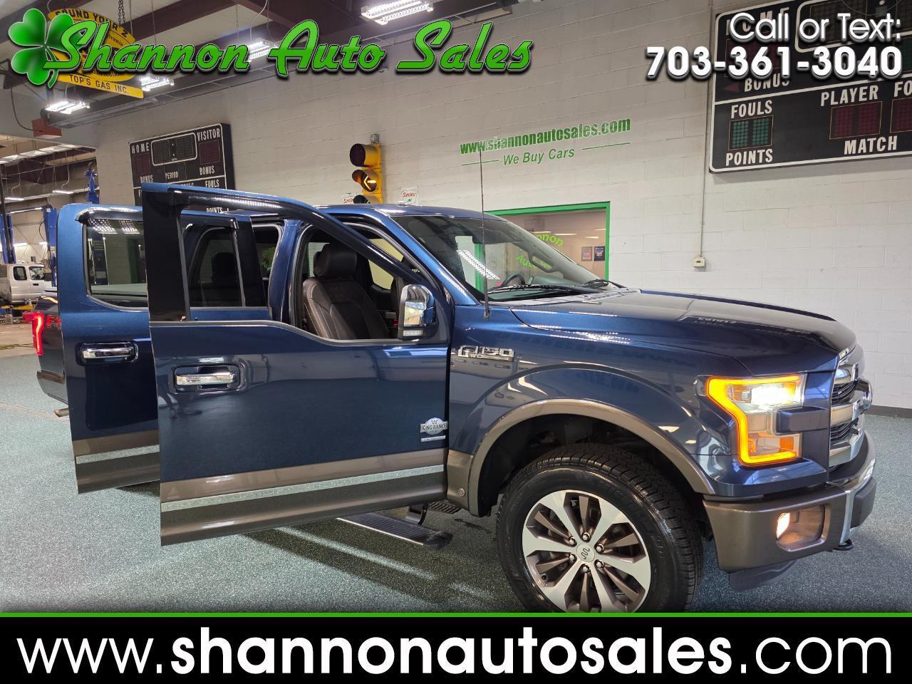 2016 Ford F-150 4WD SuperCrew 145" King Ranch