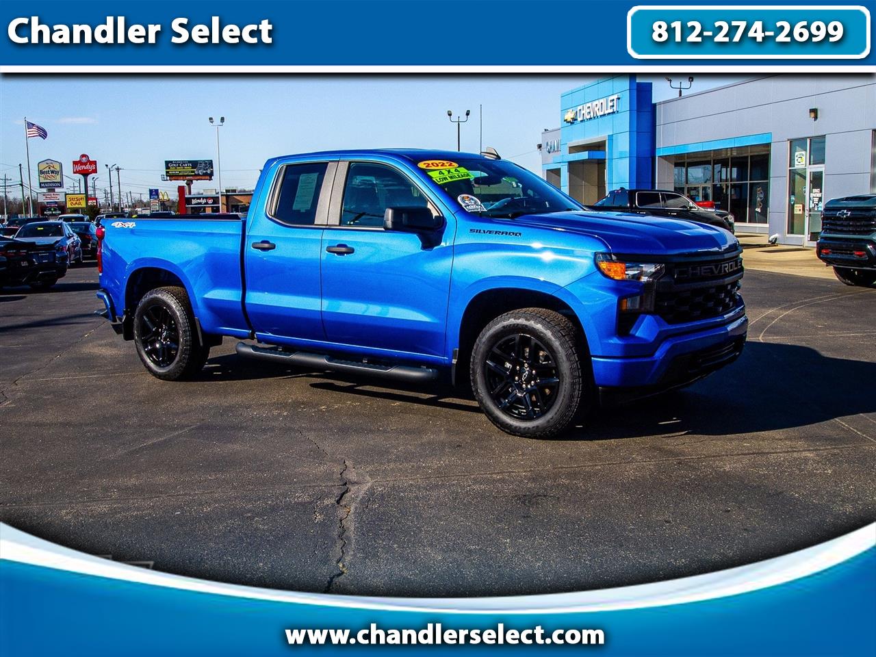 Chevrolet Silverado 1500 4WD Double Cab 147" Custom 2022