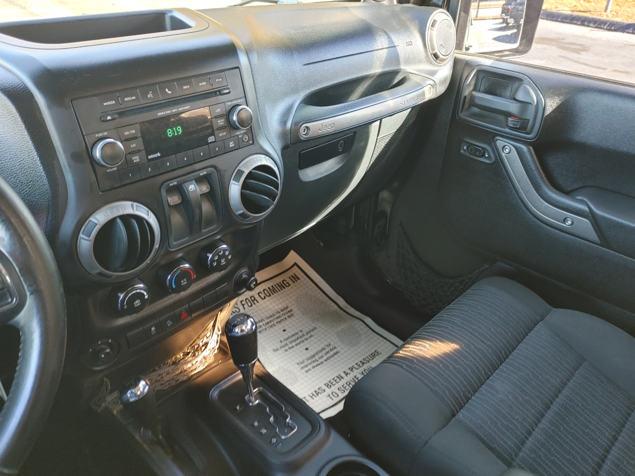 Jeep Wrangler 4WD 2dr Sport 2012