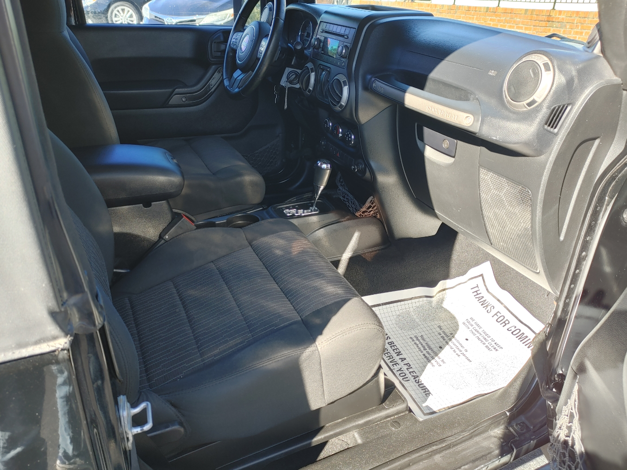 Jeep Wrangler 4WD 2dr Sport 2012