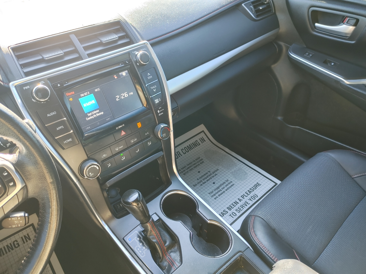 Toyota Camry SE 2016