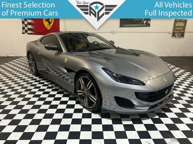 Gray 2019 Ferrari Portofino Convertible RWD Convertible Rear-Wheel Drive Automatic