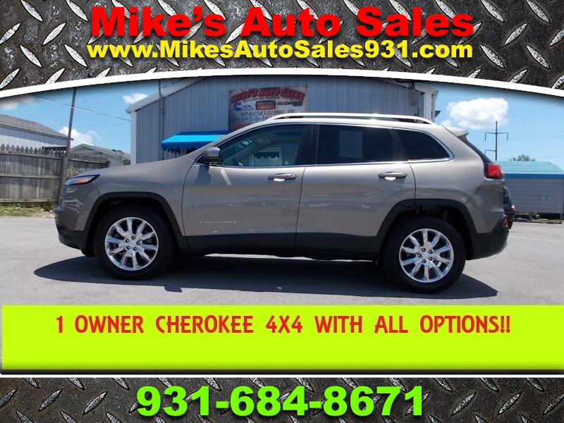 Used 2017 Jeep Cherokee Limited 4x4 For Sale In Shelbyville Tn 37160 Mike S Auto Sales